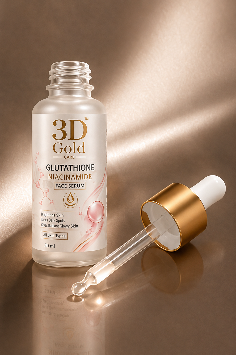 3D Gold Face Serum | Premium Hydrating & Radiance Face Serum